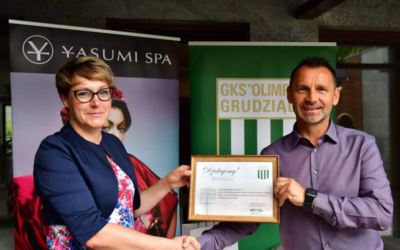 Podpisanie kontraktu Olimpii Grudziądz z Bartoszem Nowickim